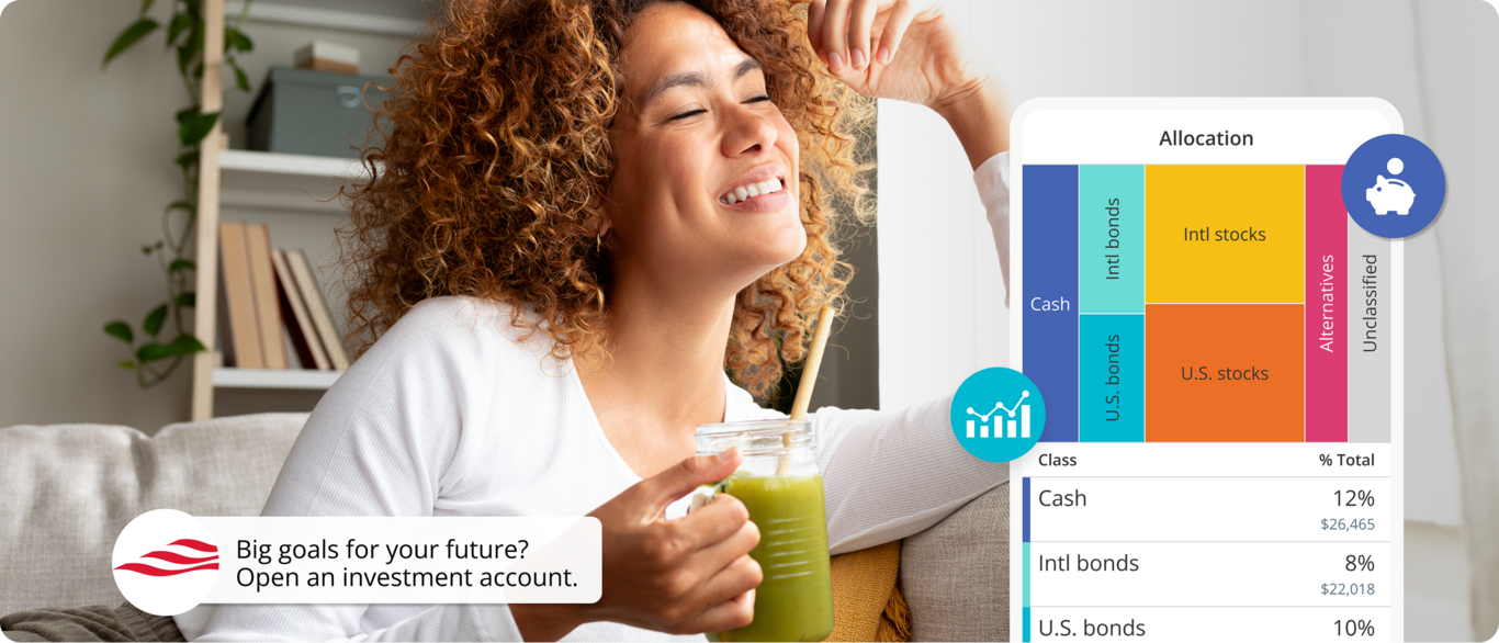 Big goals for your future? Open an investment account.