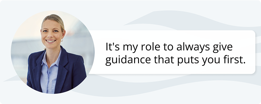 Female financial advisor